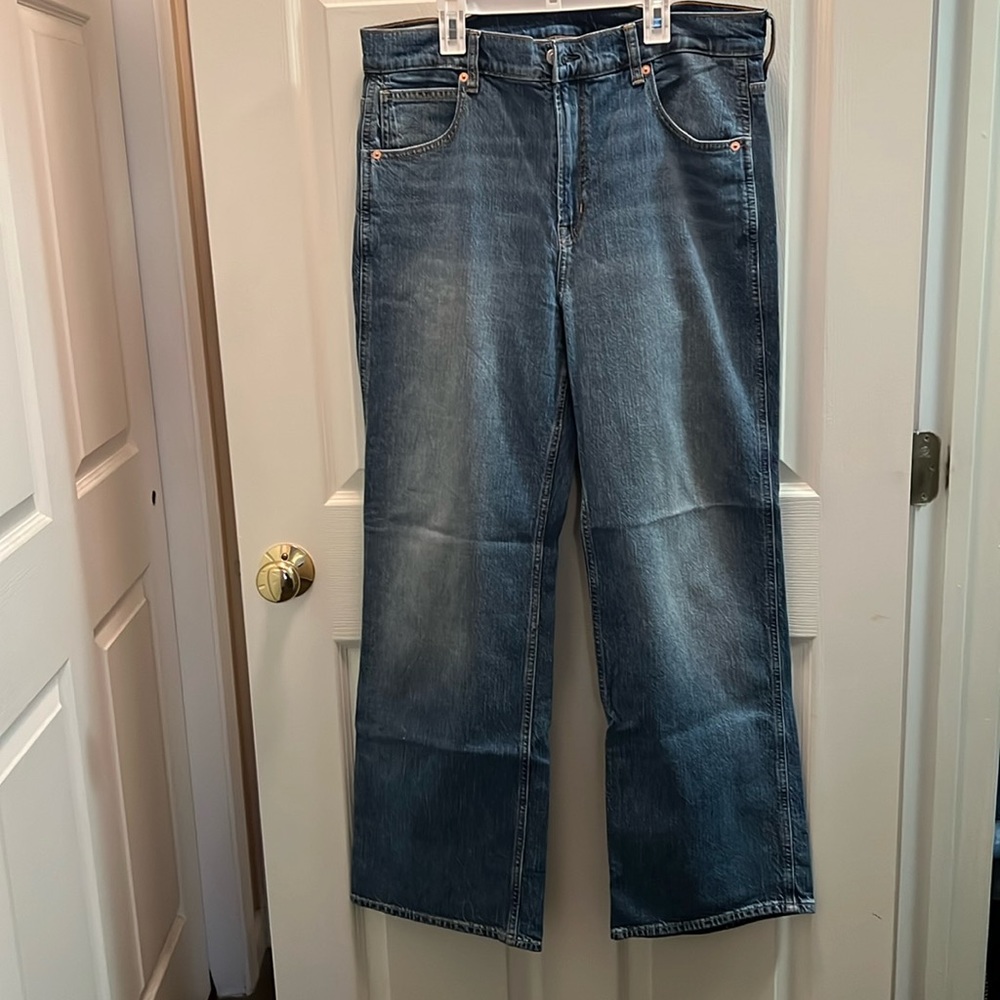 GAP vintage flare high rise jeans.
